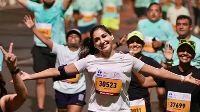 Nikita Dutta at the Mumbai Half Marathon (Photo: Instagram) Nikita Dutta at the Mumbai Half Marathon (Photo: Instagram)