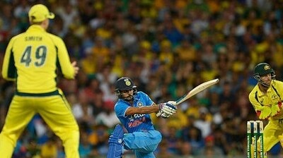 Manish Pandey scored an unbeaten 104 to lead India to a thrilling win against Australia in an ODI match on Jan 23, 2016. (Getty Images) Manish Pandey scored an unbeaten 104 to lead India to a thrilling win against Australia in an ODI match on Jan 23, 2016. (Getty Images)
