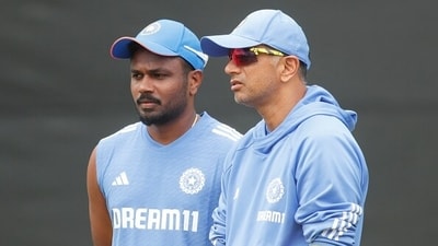 Rahul Dravid has been watching over Sanju Samson since a young age (Getty) Rahul Dravid has been watching over Sanju Samson since a young age (Getty)