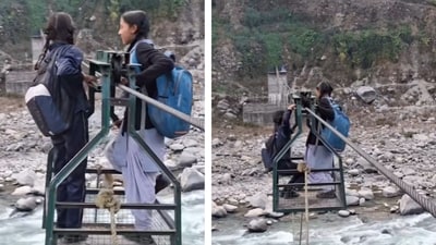 The video was reportedly shot in the Kumaon region. (Instagram/@tribhchauhan) The video was reportedly shot in the Kumaon region. (Instagram/@tribhchauhan)