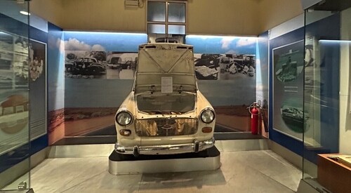 A Premier Padmini car used to smuggle contraband in its carburettor. (Preeti Verma Lal)