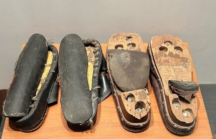 Specially created shoe soles were used to bring in diamonds. (Preeti Verma Lal)