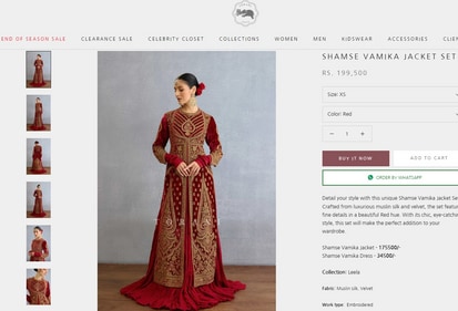 Rashmika's ensemble is worth  ₹1.99 lakh.