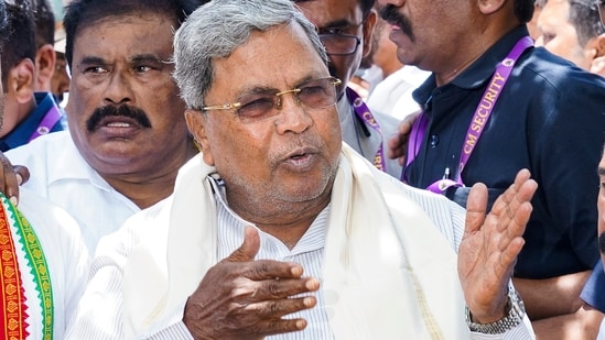 Karnataka Chief Minister Siddaramaiah . (PTI Photo) (PTI)