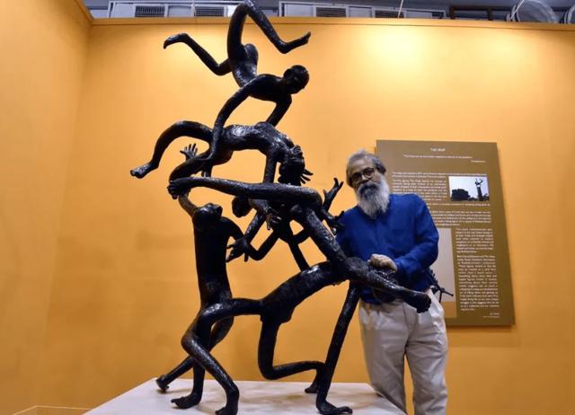 Despite its heavy theme, the sculpture also denotes the importance of taking care of one another. (ALL IMAGES COURTESY THE ARTIST) Despite its heavy theme, the sculpture also denotes the importance of taking care of one another. (ALL IMAGES COURTESY THE ARTIST)