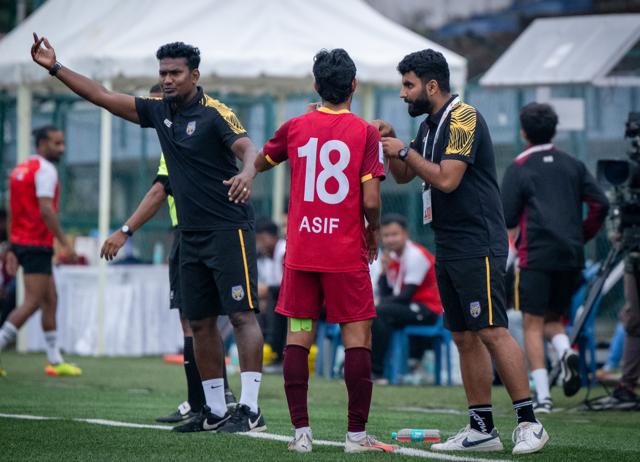 Prajval VC (right) fought hard for footballer Muhammad Asif to be added to the national football team. Prajval VC (right) fought hard for footballer Muhammad Asif to be added to the national football team.