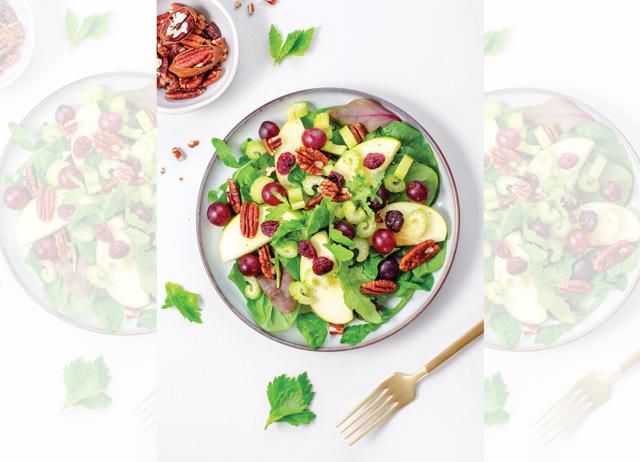 Waldorf Salad was invented by a waiter at the Waldorf Astoria hotel in New York. (SHUTTERSTOCK) Waldorf Salad was invented by a waiter at the Waldorf Astoria hotel in New York. (SHUTTERSTOCK)