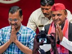 Delhi Chief Minister and AAP convenor Arvind Kejriwal and Samajwadi Party chief Akhilesh Yadav. (PTI) Delhi Chief Minister and AAP convenor Arvind Kejriwal and Samajwadi Party chief Akhilesh Yadav. (PTI)