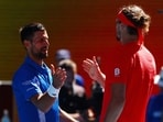 Novak Djokovic wants Alexander Zverev to win Australian 
Open as “he deserves it.”  REUTERS/Edgar Su