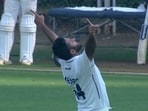 Shardul Thakur, Mumbai all-rounder, bailed his side out in the crucial Ranji Trophy match against Jammu and Kashmir as he notched up his second FC century. (PTI Photo/Shashank Parade) (PTI01_24_2025_000169B) Shardul Thakur, Mumbai all-rounder, bailed his side out in the crucial Ranji Trophy match against Jammu and Kashmir as he notched up his second FC century. (PTI Photo/Shashank Parade) (PTI01_24_2025_000169B)