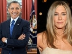 Barack Obama and Jennifer Aniston