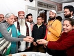 Union finance minister Nirmala Sitharaman during the Halwa ceremony for 2024