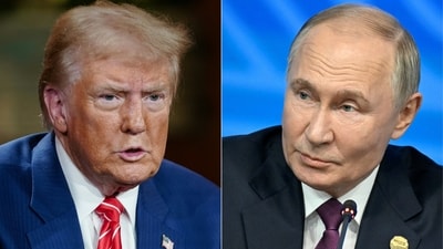 Donald Trump on Thursday called on Russian President Vladimir Putin to "make a deal" with Ukraine. (AFP) Donald Trump on Thursday called on Russian President Vladimir Putin to "make a deal" with Ukraine. (AFP)