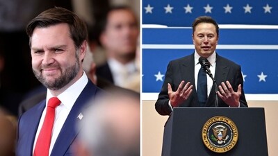JD Vance and Elon Musk’s reactions to the Haitian man’s remarks received several comments on X. (AP, File Photo) JD Vance and Elon Musk’s reactions to the Haitian man’s remarks received several comments on X. (AP, File Photo)