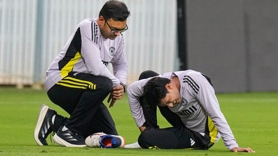 Abhishek Sharma twisted his ankle during training at the MA Chidambaram Stadium in Chennai. He is now doubtful for the 2nd T20I against England. (PTI Photo/R Senthilkumar) (PTI01_24_2025_000399B) (PTI) Abhishek Sharma twisted his ankle during training at the MA Chidambaram Stadium in Chennai. He is now doubtful for the 2nd T20I against England. (PTI Photo/R Senthilkumar) (PTI01_24_2025_000399B) (PTI)