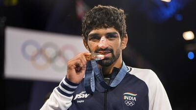 Paris Olympics bronze medallist Aman Sehrawat has entered for Zagreb Ranking Series. (PTI)