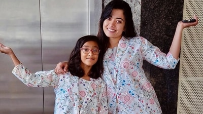 Rashmika Mandanna shares a close relationship with her little sister. Rashmika Mandanna shares a close relationship with her little sister.