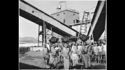 Workers at a coal mine. ‘Facilities such as creches and canteens are crucial for workers,’ writes Giri. (HT Archives) Workers at a coal mine. ‘Facilities such as creches and canteens are crucial for workers,’ writes Giri. (HT Archives)