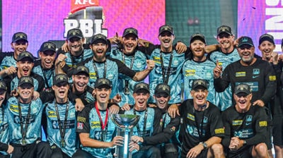 Brisbane Heat beat Sydney Sixers by 54 runs in the final of the Big Bash League 2024. (Getty Images)