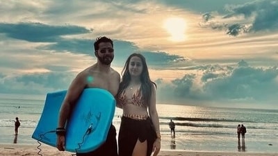 Varun Dhawan shares past vacation pictures with Natasha Dalal. Varun Dhawan shares past vacation pictures with Natasha Dalal.