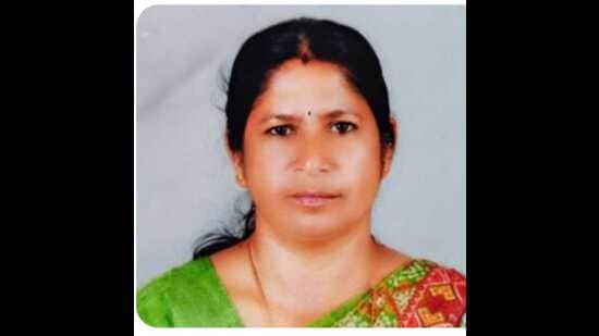 The deceased was identified as Radha, who plucks coffee beans on daily wages for a living. (HT PHOTO)