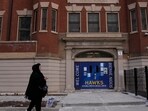 A person walks by Hamline Elementary School after federal agents were turned away on Friday, Jan. 24, 2025, in Chicago. (AP Photo/Erin Hooley) A person walks by Hamline Elementary School after federal agents were turned away on Friday, Jan. 24, 2025, in Chicago. (AP Photo/Erin Hooley)
