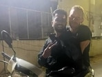 Chris Martin 'arrives in Ahmedabad' on scooter.