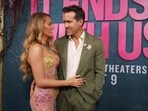 Canadian-US actor Ryan Reynolds and his wife US actress Blake Lively attend the New York premiere of "It Ends With Us" at at AMC Lincoln Square in New York, August 6, 2024. Canadian-US actor Ryan Reynolds and his wife US actress Blake Lively attend the New York premiere of "It Ends With Us" at at AMC Lincoln Square in New York, August 6, 2024.