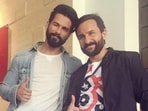 Shahid Kapoor says he's "happy" to see Saif Ali Khan "back and doing well." Shahid Kapoor says he's "happy" to see Saif Ali Khan "back and doing well."