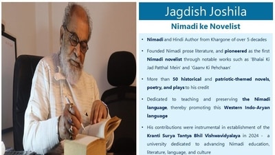 Jagdish Joshila is a veteran Nimadi and Hindi author who has been writing on nationalism, society and tribes for over 50 years. Jagdish Joshila is a veteran Nimadi and Hindi author who has been writing on nationalism, society and tribes for over 50 years. 