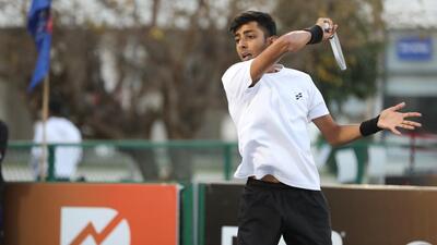 Aditya Ruhela in action on Saturday. (IPA) Aditya Ruhela in action on Saturday. (IPA)