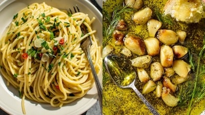 This 5-minute aglio oglio recipe will transport your taste buds to Italy! (Photos: Carolyn's Cooking, Must Love Garlic)