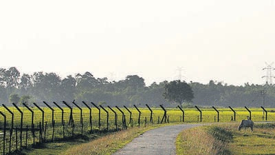 Guard tower near the India-Bangladesh border near Fulbari, West Bengal, India October 15, 2009. (Shutterstock) Guard tower near the India-Bangladesh border near Fulbari, West Bengal, India October 15, 2009. (Shutterstock)