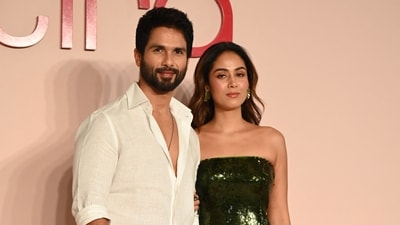 Shahid Kapoor said he's proud of wife Mira Rajput. (AFP) Shahid Kapoor said he's proud of wife Mira Rajput. (AFP)