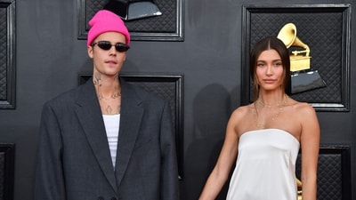 Hailey and Justin Bieber welcomed their son, Jack, in August 2024, reportedly strengthening their bond despite split rumours.
(Photo by ANGELA WEISS / AFP) (AFP) Hailey and Justin Bieber welcomed their son, Jack, in August 2024, reportedly strengthening their bond despite split rumours.
(Photo by ANGELA WEISS / AFP) (AFP)