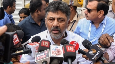 Karnataka Deputy Chief Minister DK Shivakumar (ANI)
