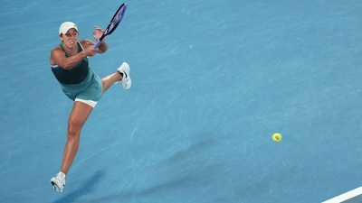 The American ace came out on top with a 6-3, 2-6, 7-5 win to claim her maiden Grand Slam title. (AFP) The American ace came out on top with a 6-3, 2-6, 7-5 win to claim her maiden Grand Slam title. (AFP)