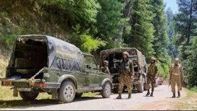 There was no casualty on either side. The army has launched a cordon-and-search operation to track down the terrorists. (HT File)