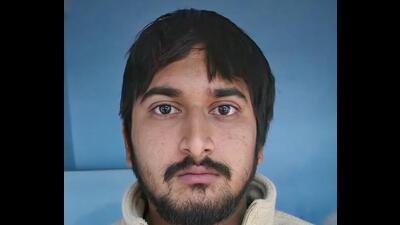 Vishal Khan, alias Mehfuj, was arrested from Barwala near the Punjab-Haryana border. (HT Photo)
