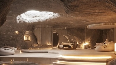 A US company unveiled a $300 million doomsday bunker offering ultra-wealthy clients top-tier security, luxury, and medical care. (Image credits: safe-us.com)