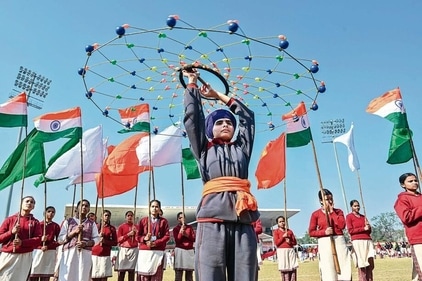 A schoolgirl performs Gatka, the ancient Sikh martial art. (Photo: Narinder Nanu/AFP) A schoolgirl performs Gatka, the ancient Sikh martial art. (Photo: Narinder Nanu/AFP)