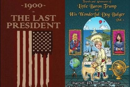 Modern covers of Ingersoll Lockwood's novels from the late 19th century. (The Sun US) Modern covers of Ingersoll Lockwood's novels from the late 19th century. (The Sun US)
