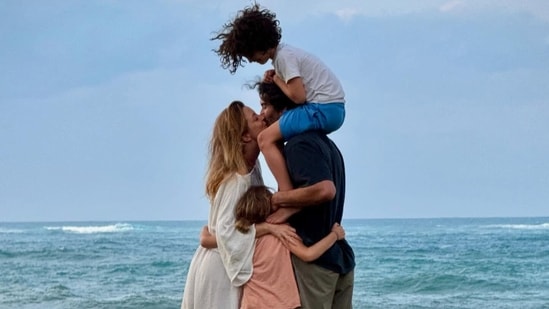 Justin Baldoni shares two kids with Emily.