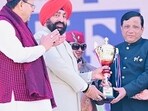 The tableau of the Department of Information, based on the 38th National Games. (Image source: ANI) The tableau of the Department of Information, based on the 38th National Games. (Image source: ANI)