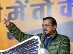 Former Delhi Chief Minister and Aam Aadmi Party (AAP) National Convener Arvind Kejriwal addresses a public meeting in Delhi. Former Delhi Chief Minister and Aam Aadmi Party (AAP) National Convener Arvind Kejriwal addresses a public meeting in Delhi.