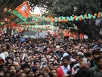 The BJP won 10 mayoral seats, an Independent candidate bagged the remaining seat The BJP won 10 mayoral seats, an Independent candidate bagged the remaining seat