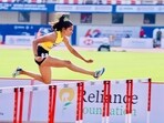 Jyothi Yarraji in action