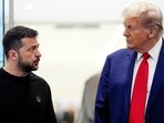 FILE - Former President Donald Trump meets with Ukraine's President Volodymyr Zelenskyy at Trump Tower.