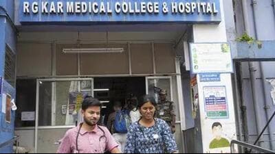 A postgraduate trainee doctor was raped and murdered at the RG Kar Medical College and Hospital in Kolkata on August 9, 2024. (PTI File Photo) A postgraduate trainee doctor was raped and murdered at the RG Kar Medical College and Hospital in Kolkata on August 9, 2024. (PTI File Photo)