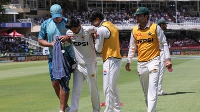 Pakistan opener Saim Ayub is all but ruled out of the upcoming Champions Trophy. AP/PTI(AP01_03_2025_000170B) (AP) Pakistan opener Saim Ayub is all but ruled out of the upcoming Champions Trophy. AP/PTI(AP01_03_2025_000170B) (AP)